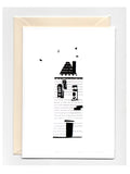 Scandinavian_Buildings_White_Greeting_Card