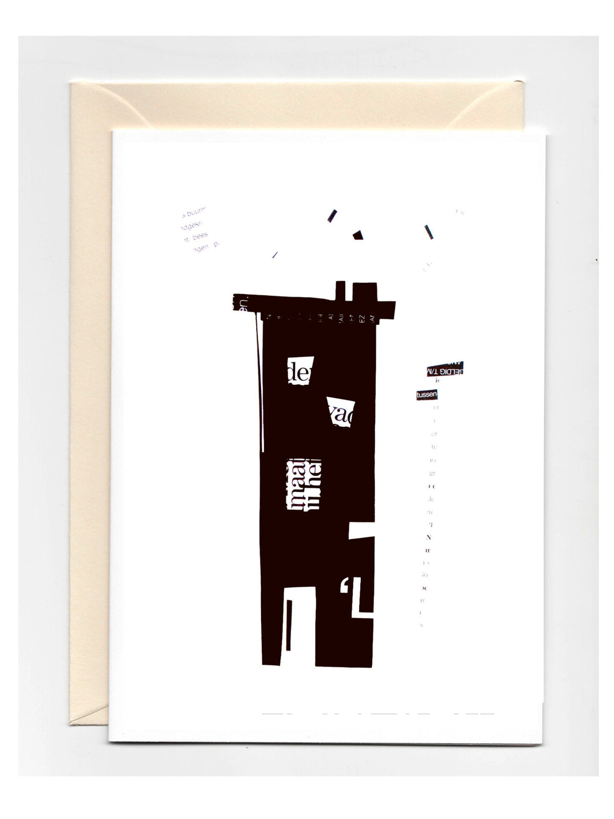 Scandinavian_Buildings_Black_Greeting_Card