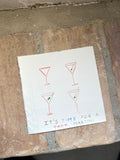 It’s Time for a Martini original art