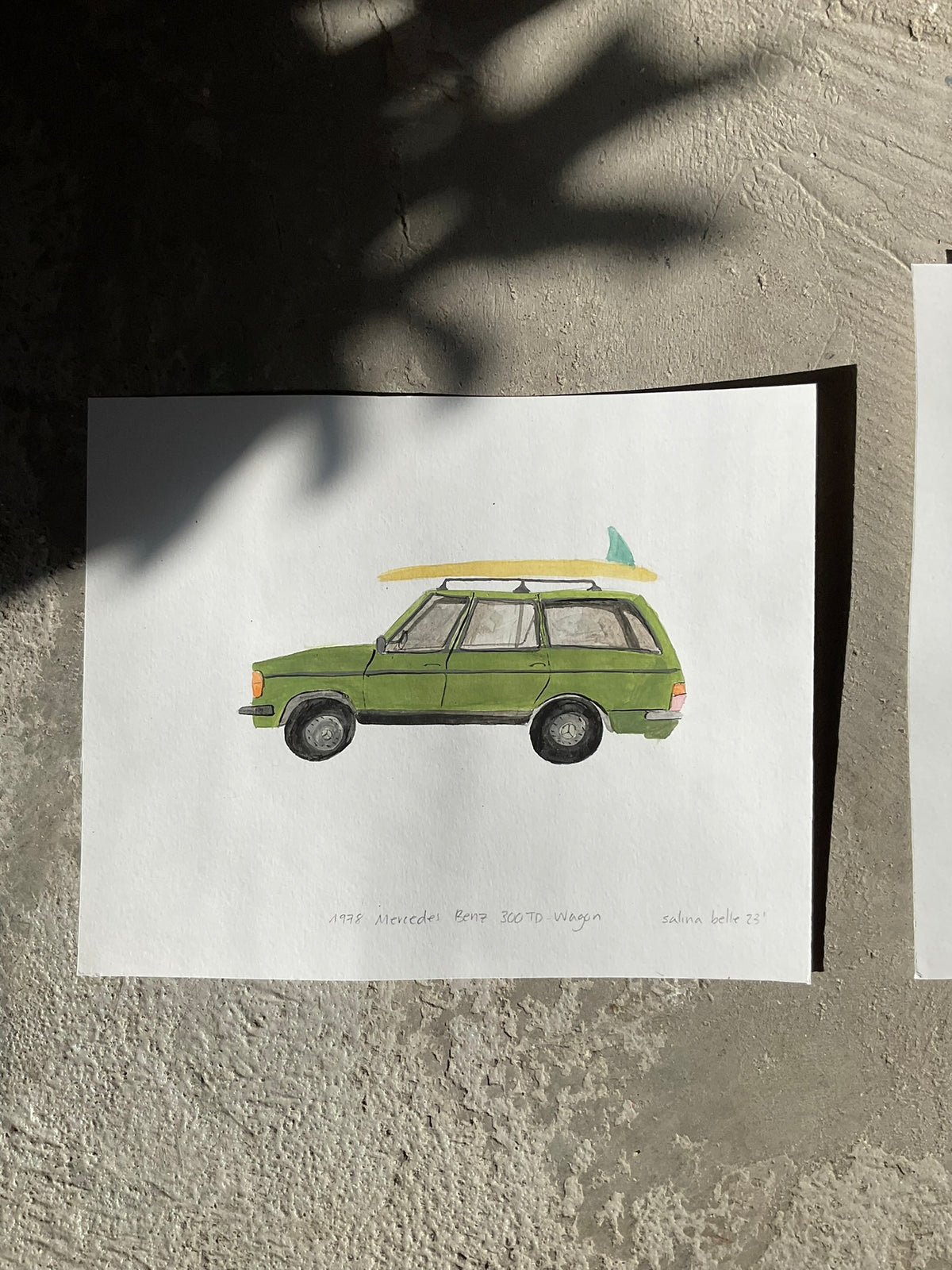Vintage Car Illustration - Custom Made