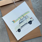 Vintage Car Illustration - Custom Made