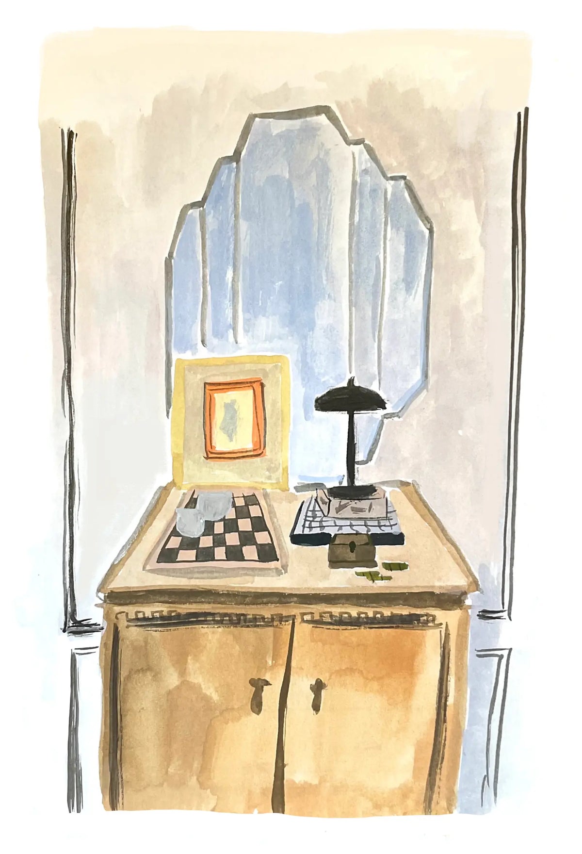 Chess Game and Mirror