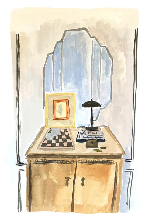 Chess Game and Mirror