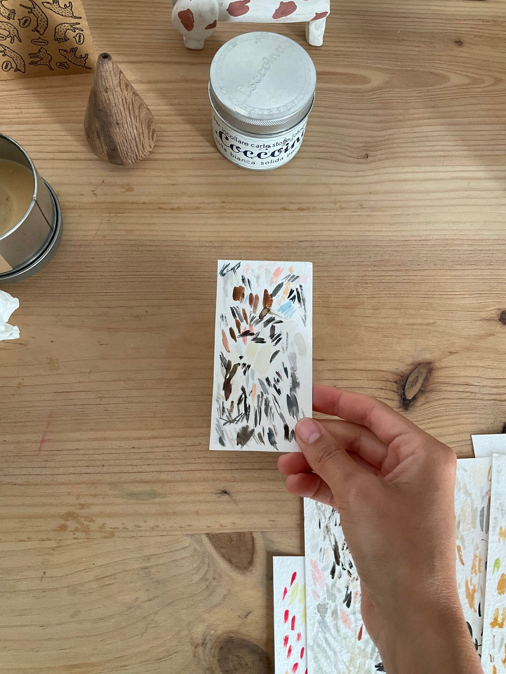 Salina Belle Paint Strokes Bookmark